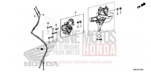 ACTUATOR ASSY., REVERSE SHIFT GL1800K de 2019